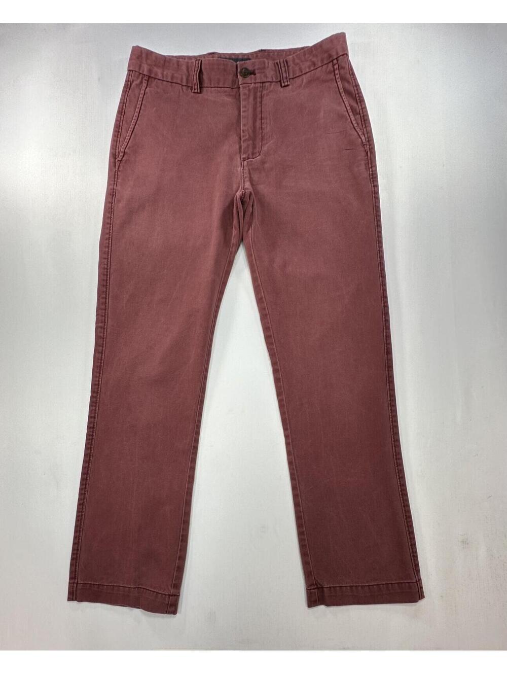 Roundtree Yorke Casuals Cotton Denim Jeans Red Men 32/30